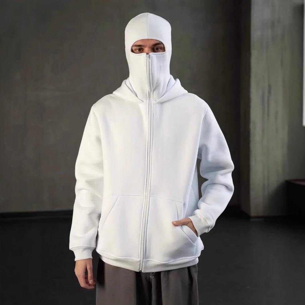 Trendy hooded jacket for women with high collar Lune London