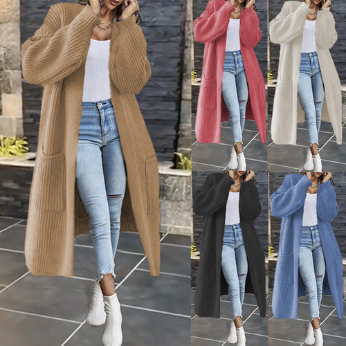 Women Elegant and Comfortable Knit Coat with Deep Pockets Amarae