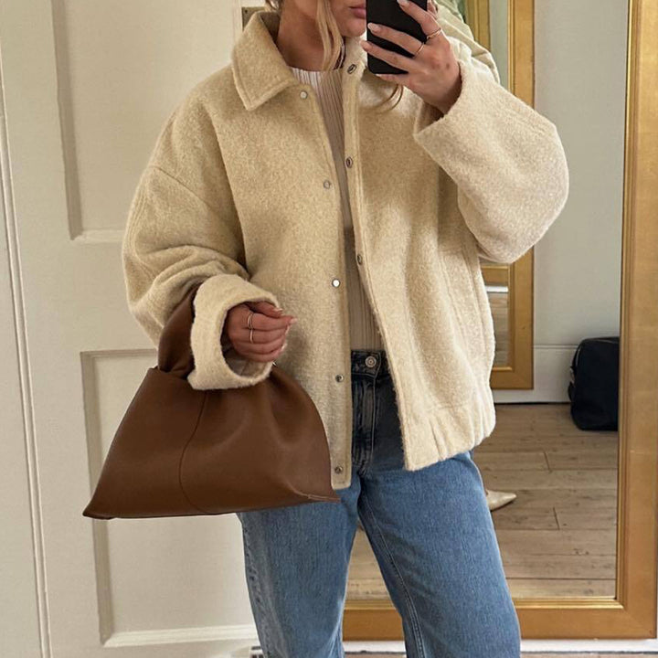 Women cozy boucle jacket Lune London