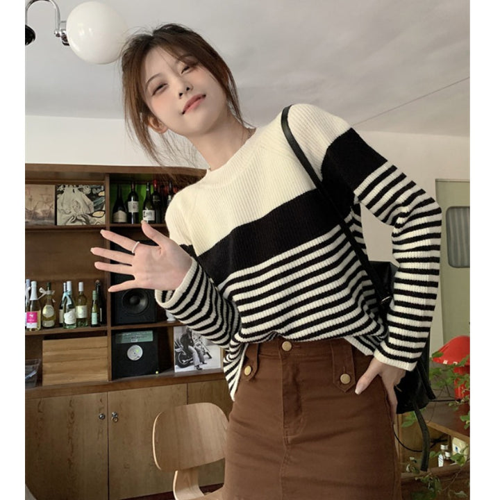 Women's casual striped sweater Chic & Stil