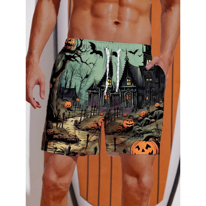 Men's Graphic Psychedelic Print Swimwear Lune London