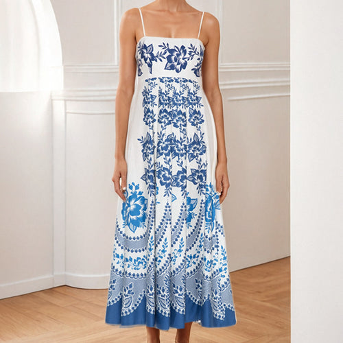 Robe maxi femme avec imprimé floral Chic & Stil