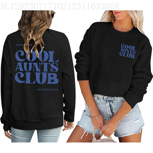 Sweatshirt pour femme avec motif de club cool Chic & Stil