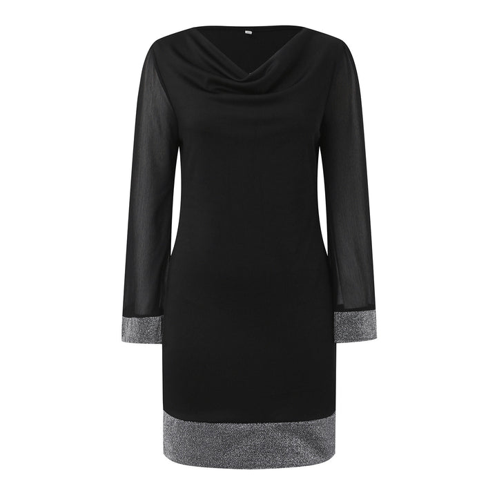 Lune London mini dress with shimmering sleeves