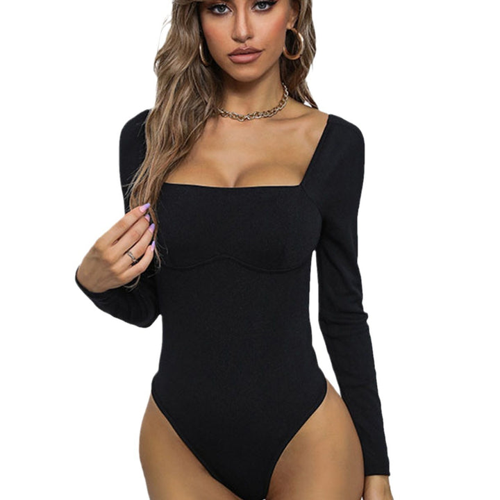 Body femme avec décolleté carré et manches longues Chic & Stil