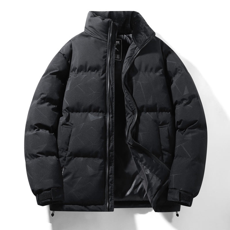 Men's padded quilted jacket with high thermal performance, water-repellent surface, and elastic cuffs Amarae