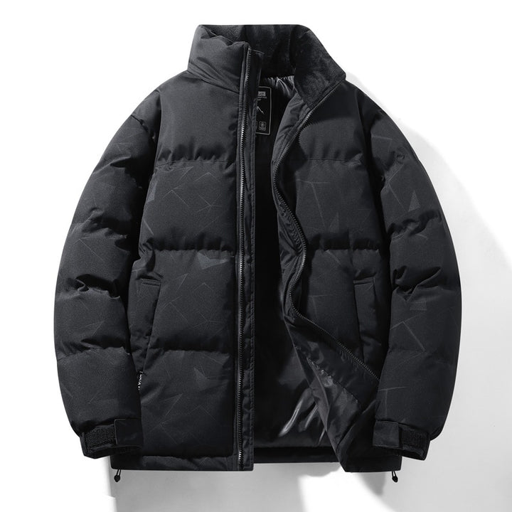 Men's padded quilted jacket with high thermal performance, water-repellent surface, and elastic cuffs Amarae