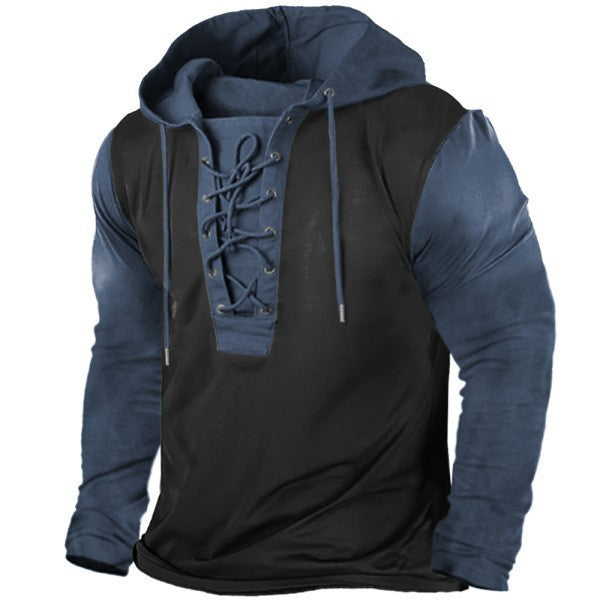 Men's hoodie with an innovative lace design and a relaxed fit Lune London