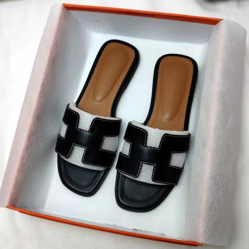 Drune | Luxurious Flat Women's Slippers