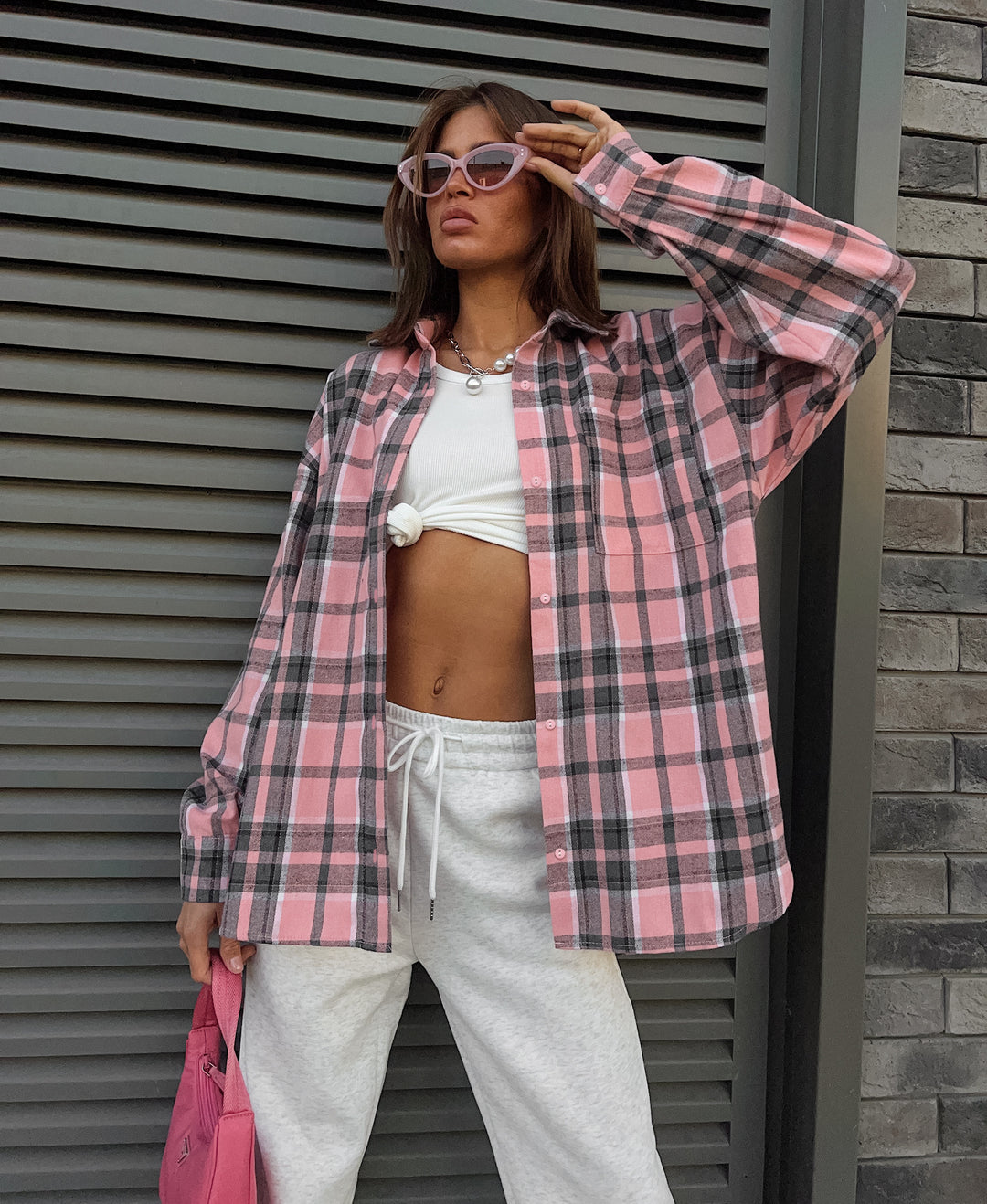 Casual checkered blouse for women Amarae