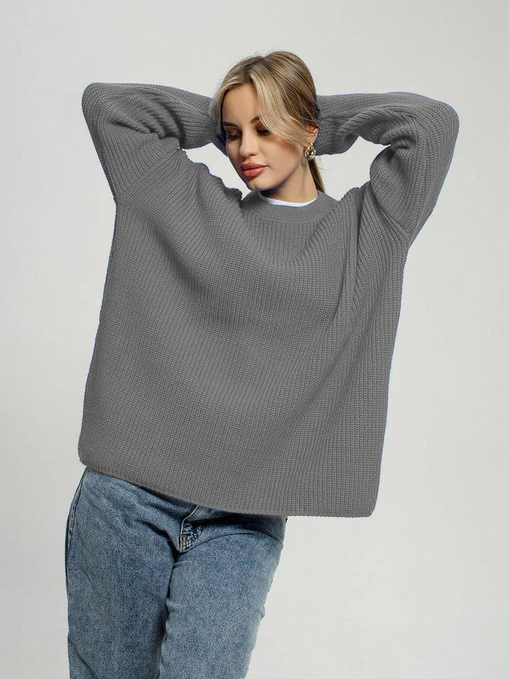 Pull en maille confortable pour femmes au style décontracté Chic & Stil