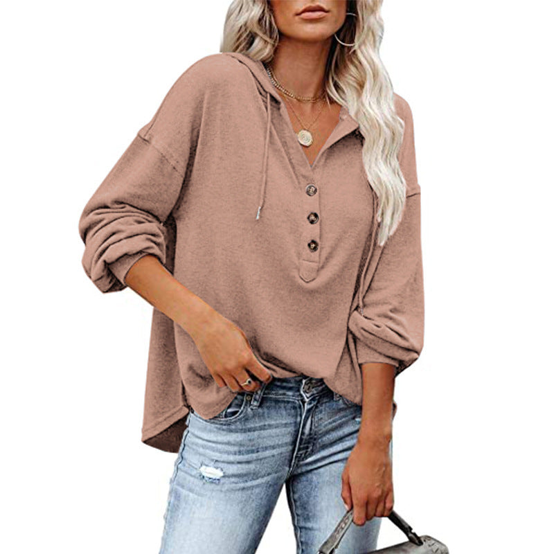 Amarae Women's Casual Hooded T-shirt