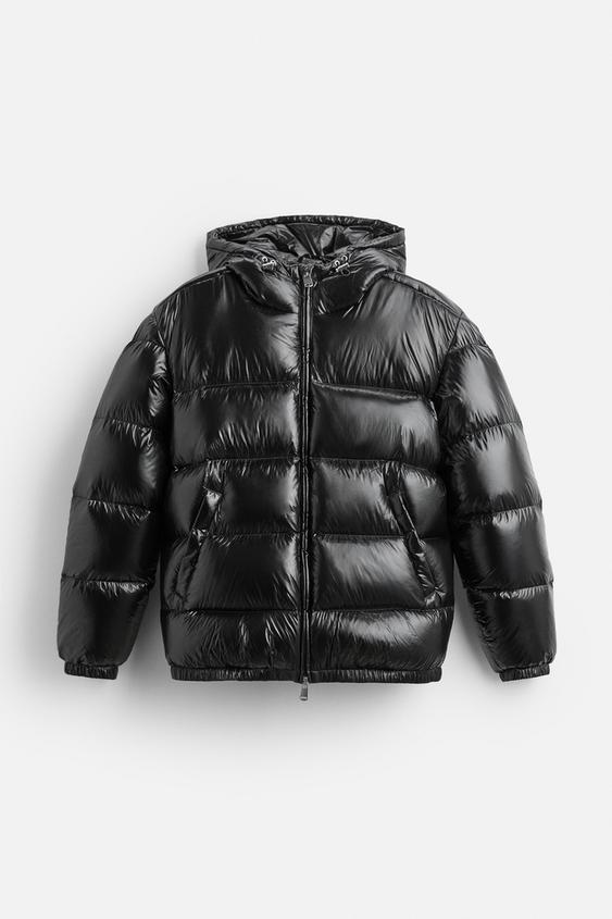 Ladies elegant quilted jacket with hood Lune London