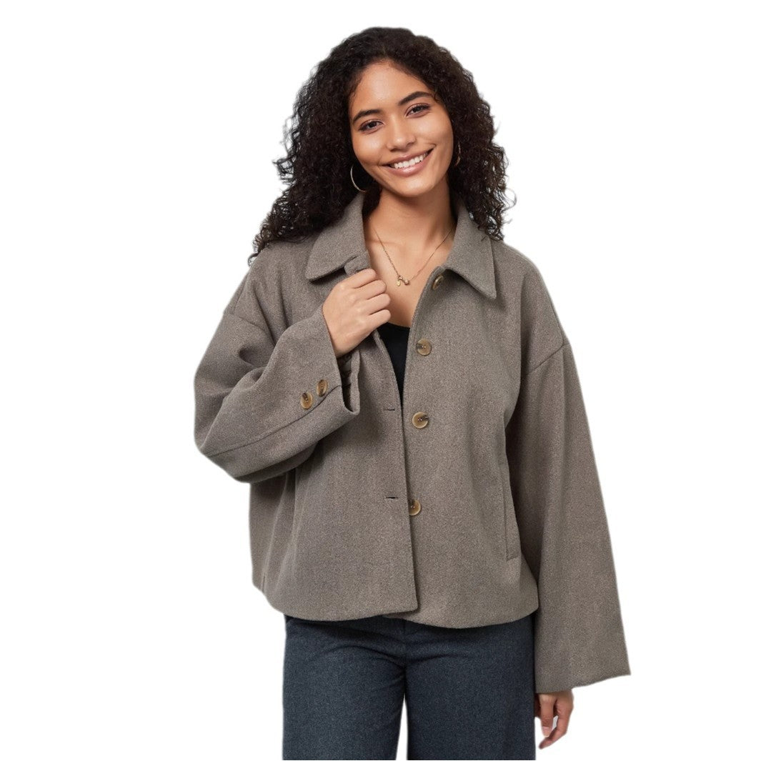 Ladies casual oversized double-breasted jacket Amarae