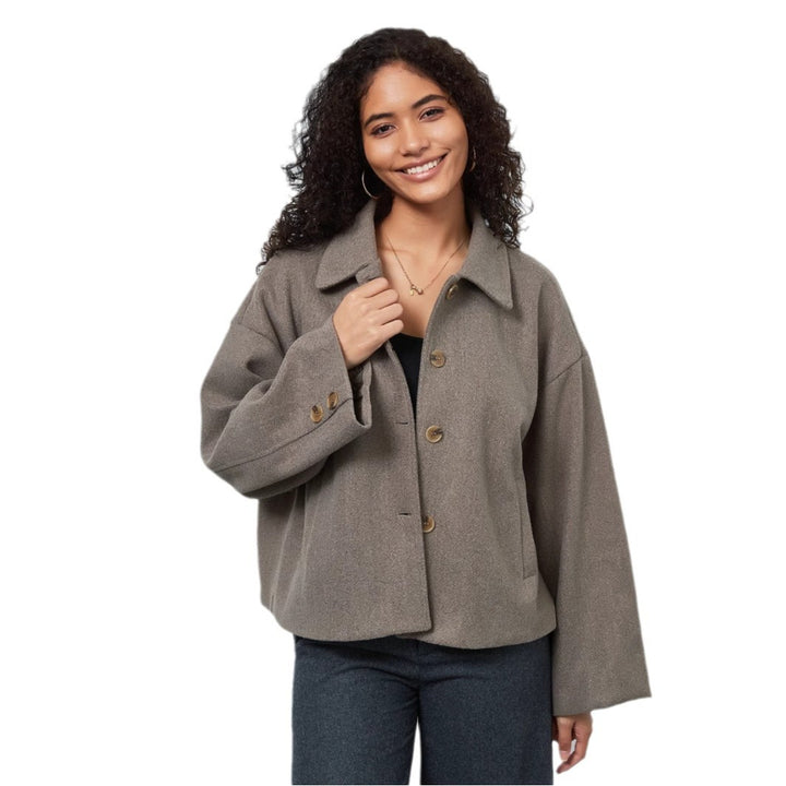 Ladies casual oversized double-breasted jacket Amarae