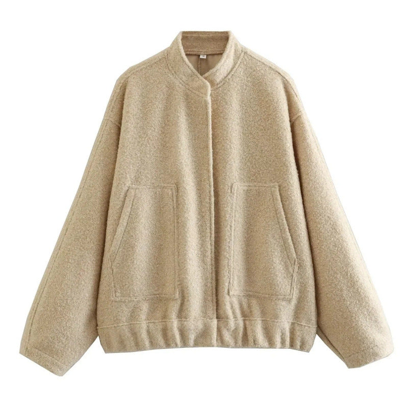 Cool oversized wool blend jacket Women Amarae