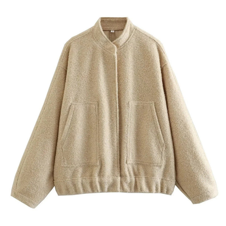 Cool oversized wool blend jacket Women Amarae
