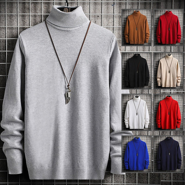Lune London | Men's stylish turtleneck sweater made of soft knitted material with modern accents