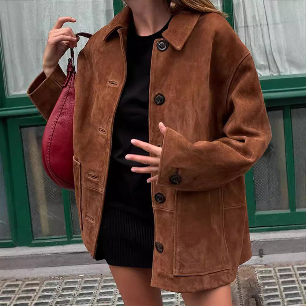 Wild velvet jacket for women in a casual chic style