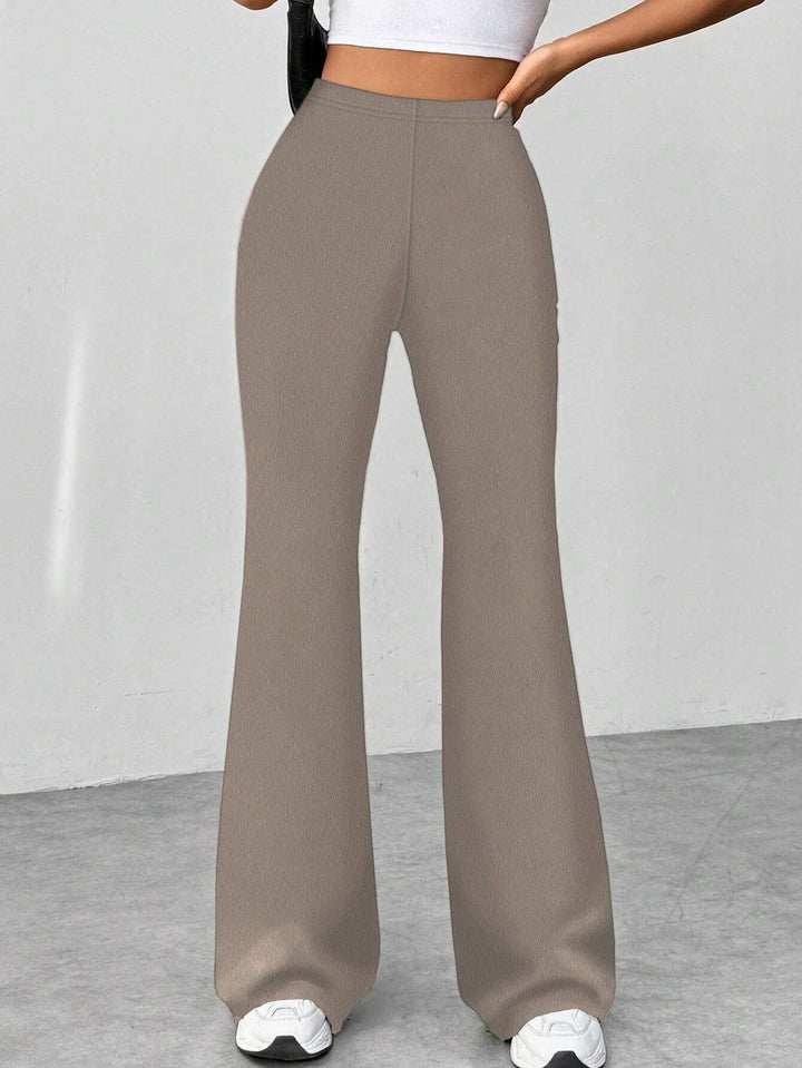 Ladies' Stretch Flared Pants with High Waist and Wide Leg Amarae