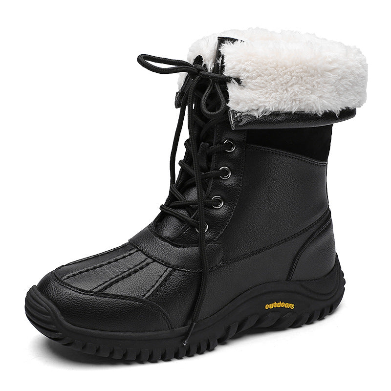 Women's winter boots with insulating lining and anti-slip rubber sole Lune London