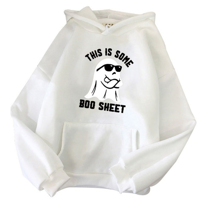 Women's hooded sweatshirt with a funny slogan and comfortable fit Lune London