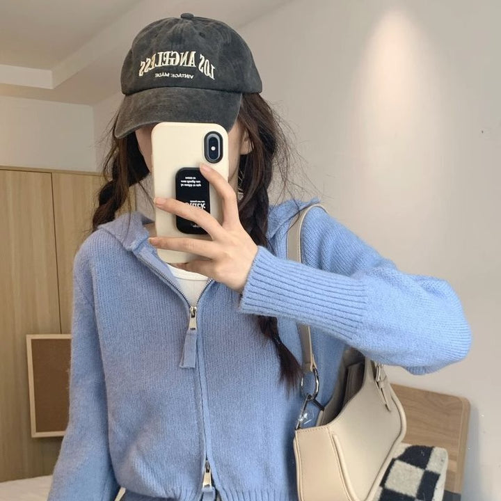Gilet léger pour femmes avec capuche et fermeture éclair Chic & Stil