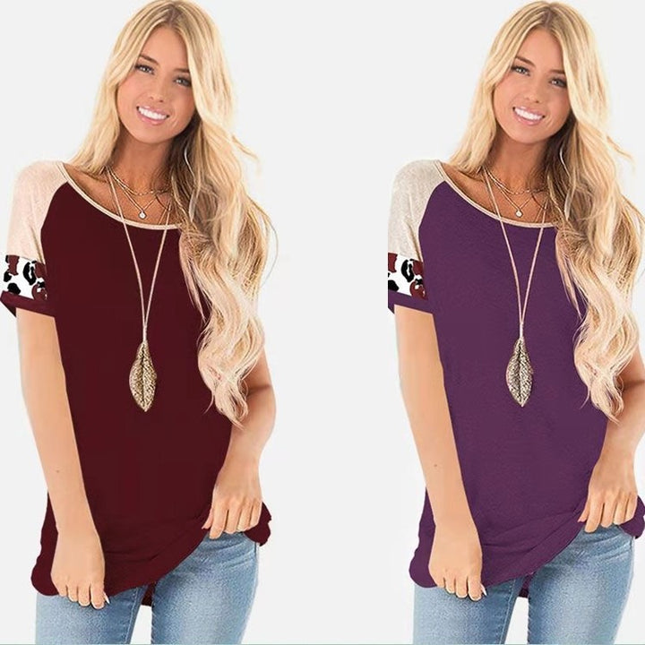 Women's short-sleeve top with colorful design Lune London