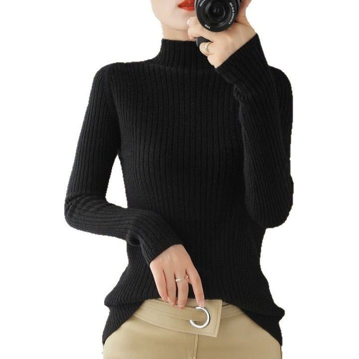 Pull à col roulé élégant et flatteur pour la silhouette Chic & Stil