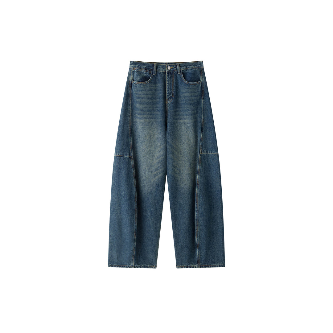 Women's Extra Wide Baggy Jeans in Balloon Cut with High Waist Amarae
