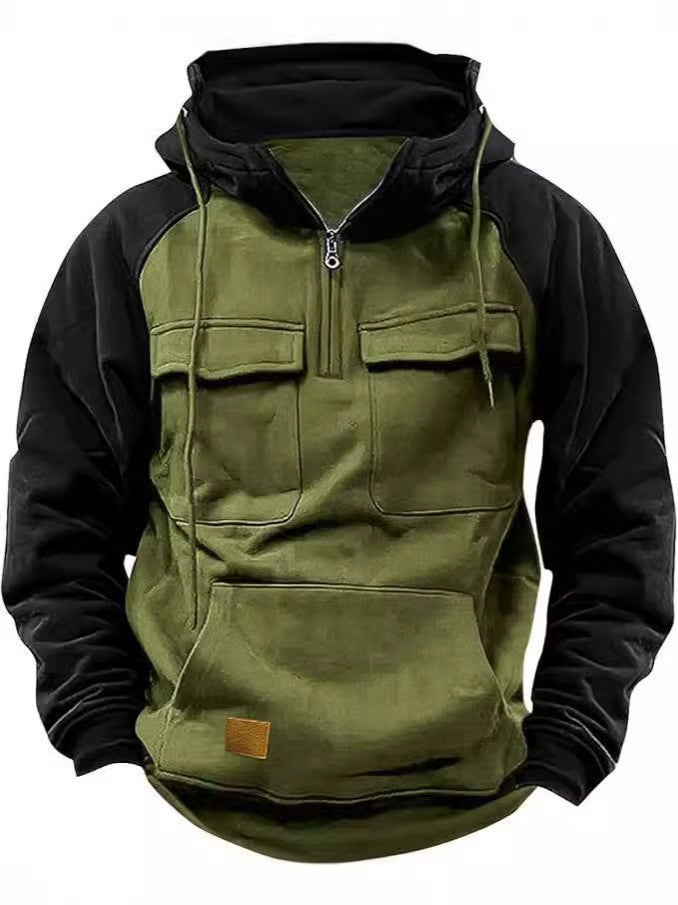 Elegant hoodie for men with functional pockets Lune London