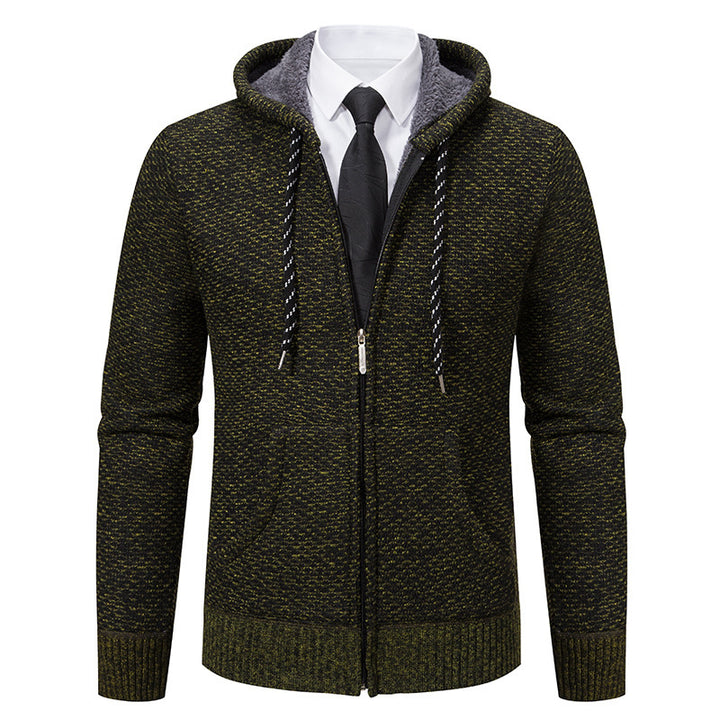 Stylish hooded jacket for men with soft inner lining and elegant accents Lune London