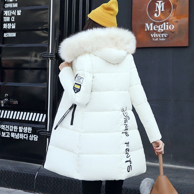 Veste matelassée à manches longues pour femmes avec col en fausse fourrure amovible Chic & Stil