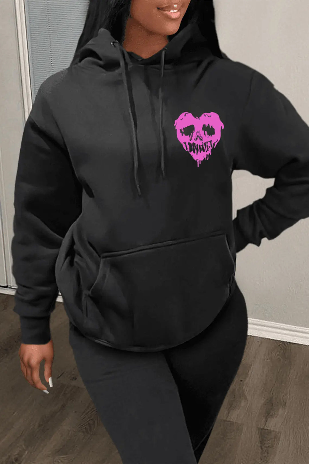 Men's hoodie with a unique skull design Lune London