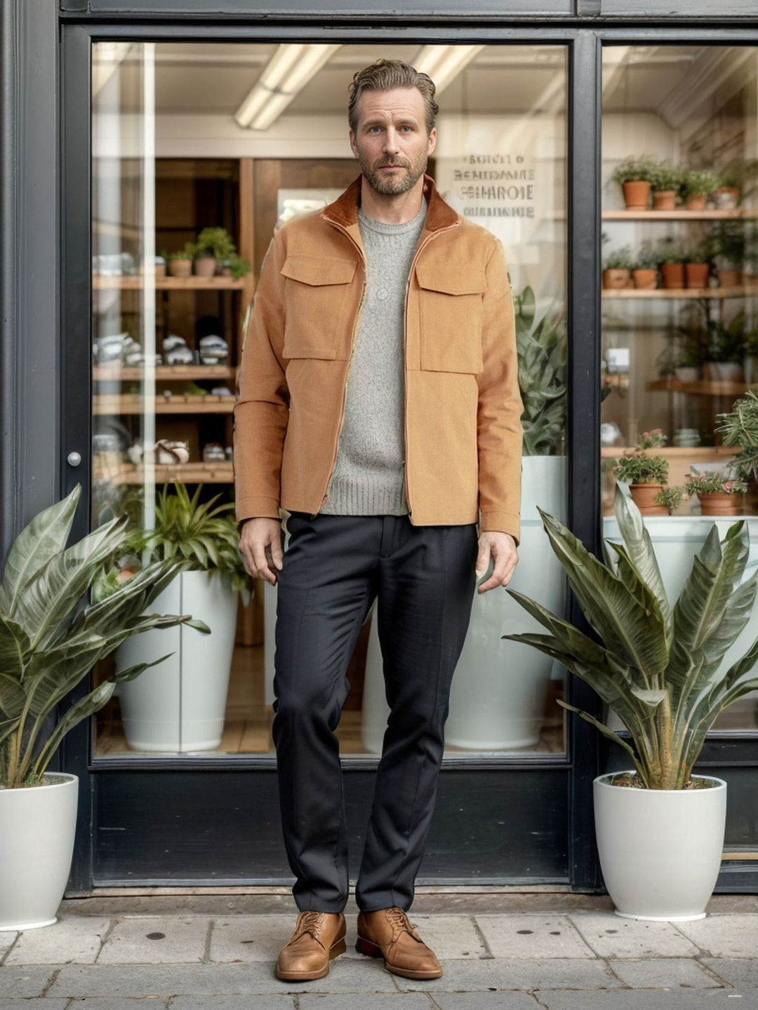 Chic and Stylish Utility Jacket for Men