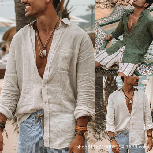 Light linen shirt for men Amarae