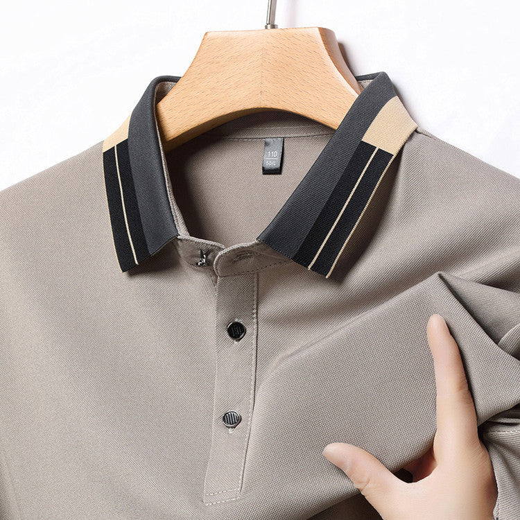 Elegant polo shirt for men with modern collar and stylish accents Lune London