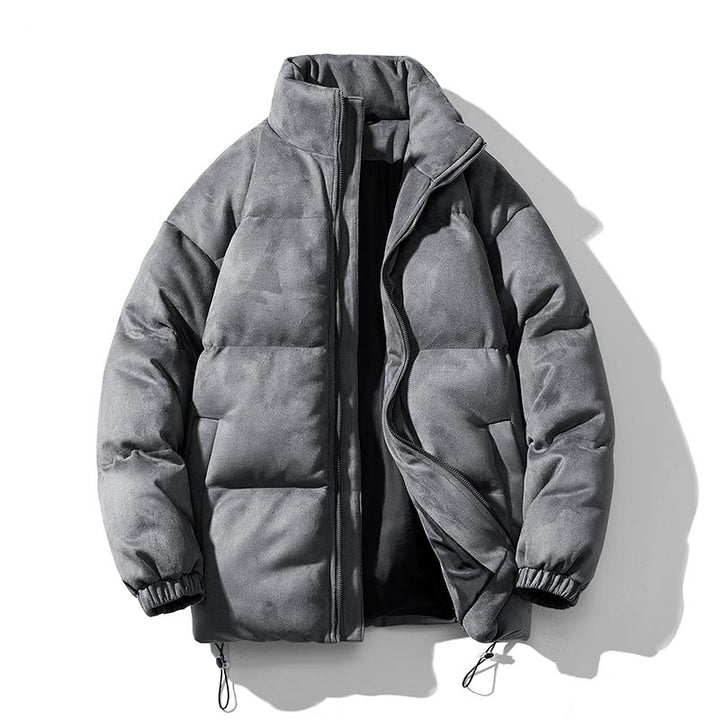 Ladies winter quilted jacket with high collar and versatile pockets Amarae