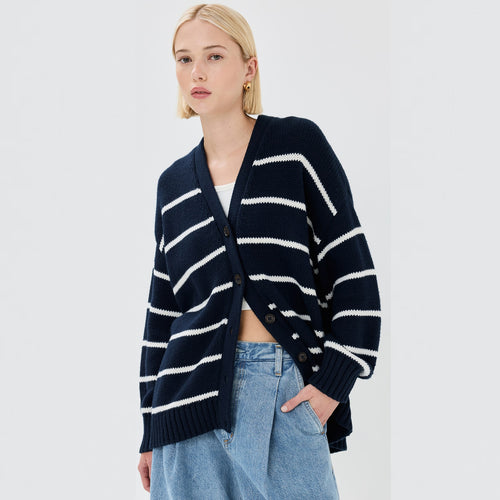 Women Striped Vest with Comfortable Cut Amarae