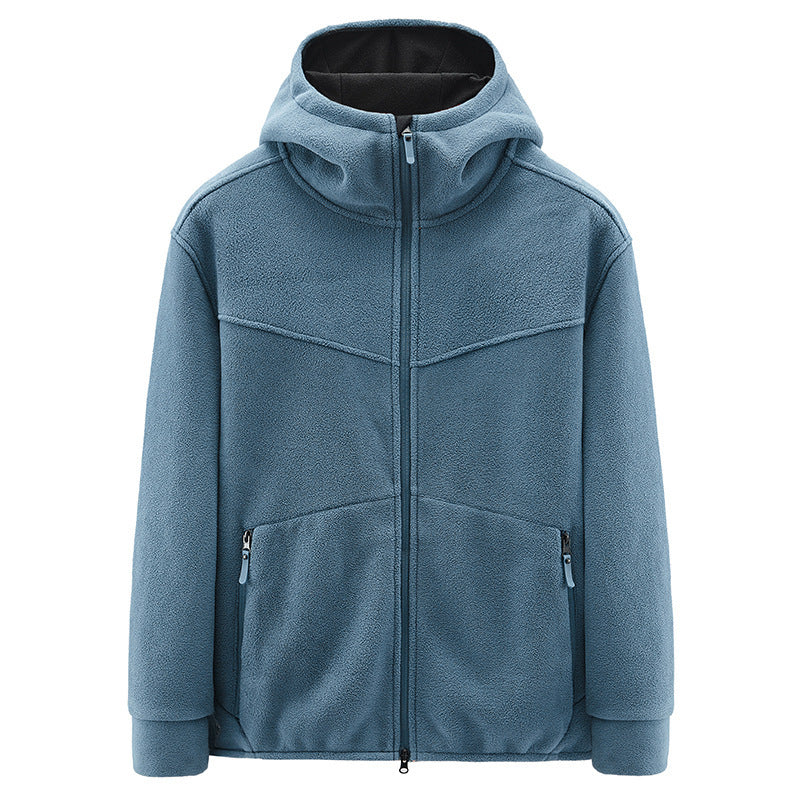 Men's fleece jacket with soft lining and practical pockets Lune London