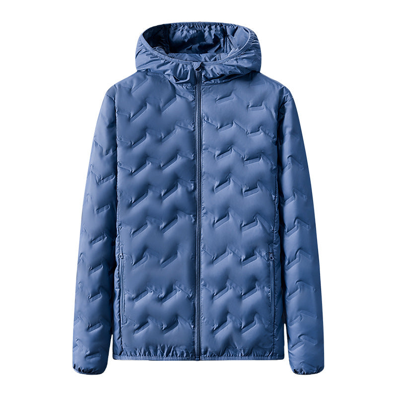 Men's Ultralight Padded Jacket with Hood and Compact Padding Amarae