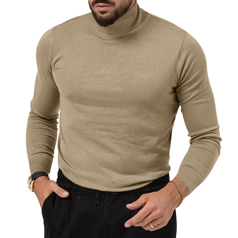 Elegant pullover for men with turtleneck in soft material Lune London