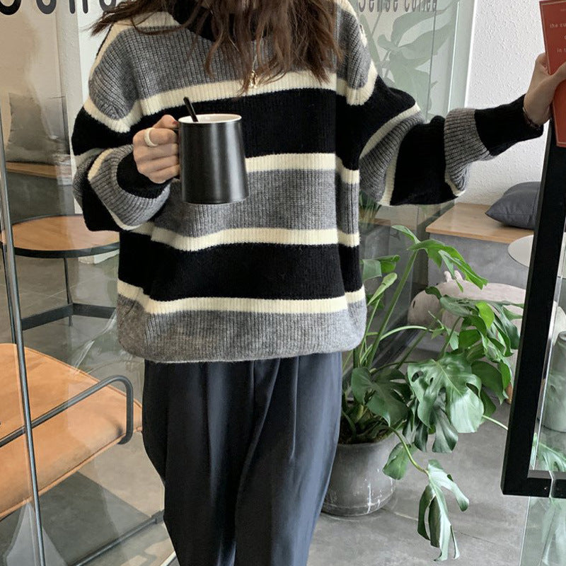 Pull en tricot oversize pour femmes Chic & Stil