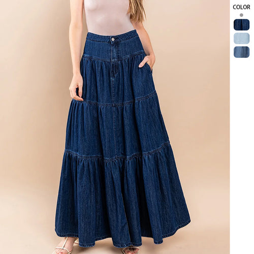 Women airy denim dress Amarae