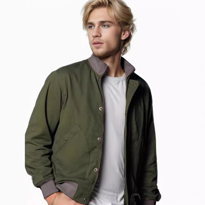Elegant transition jacket for men with two pockets Amarae