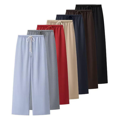 Leisure pants for women with a wide cut and comfortable elastic waistband Amarae