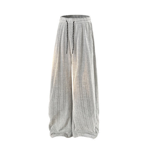 Fashion pants for women with a wide cut and elastic waistband Amarae