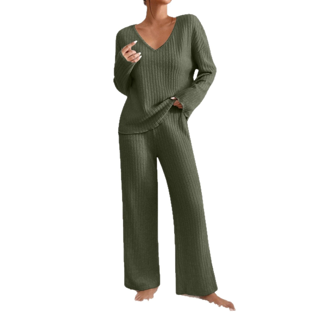 Chic and Stylish Casual Knit Loungewear Set for Women