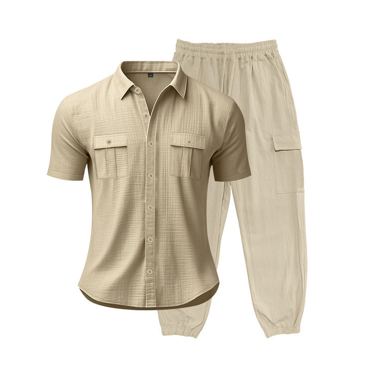 Fashionable short suit for men with practical pockets Lune London