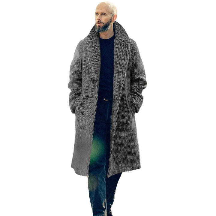 Elegant Duffle coat for men with modern details and practical pockets Amarae